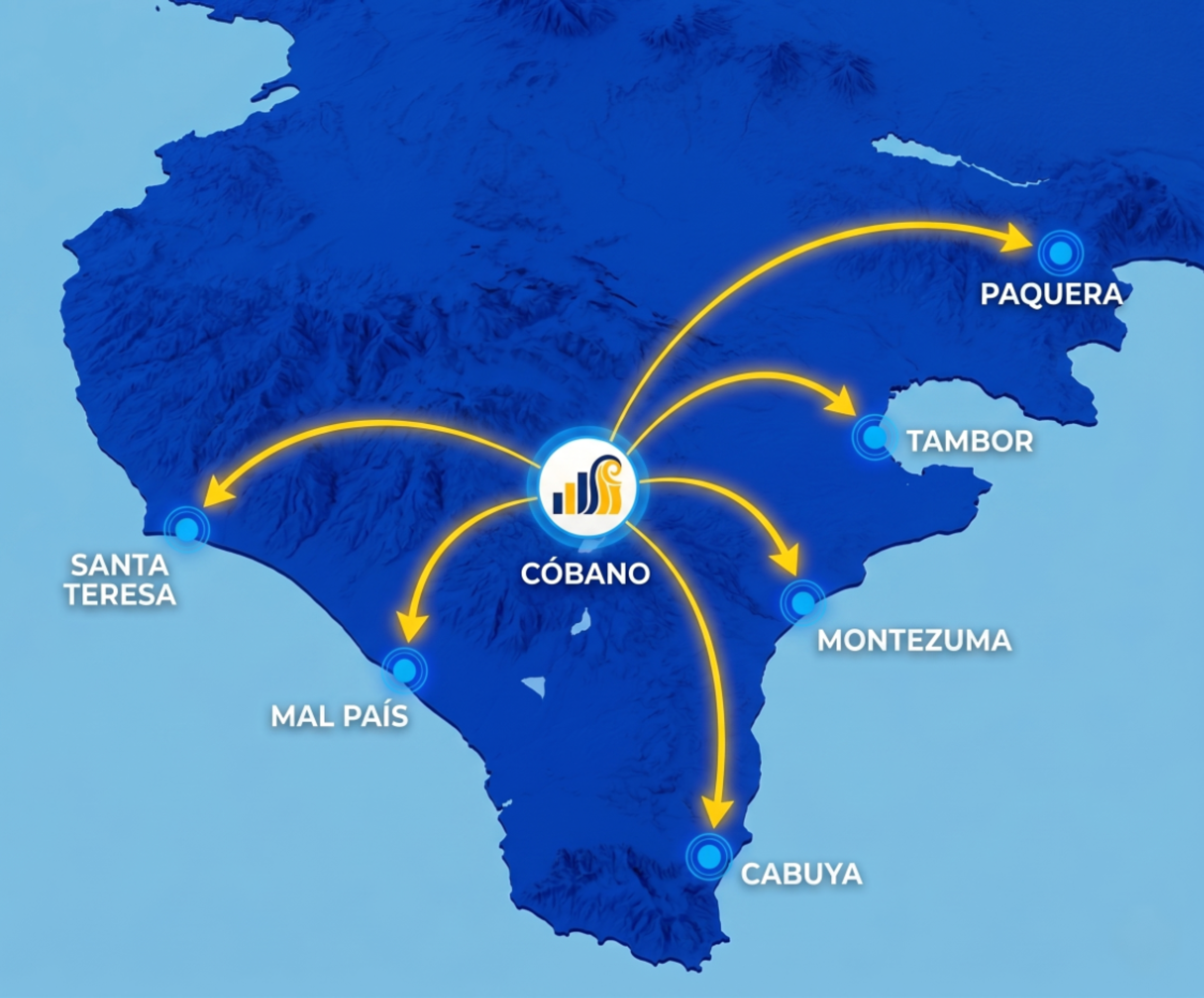 Mapa de ubicación de Cuentas Claras